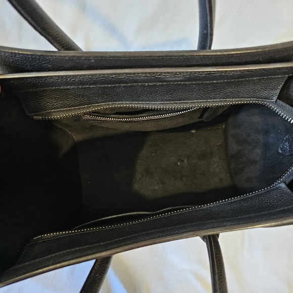 CELINE Micro luggage bag drummed calfskin - Picture 10 of 11